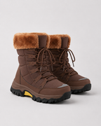 Women's Fur-Lined Lace-Up Snow Boots