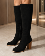 Women’s Knee-High Block Heel Boots