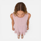 Felorro | Women’s Summer Dress Lightweight Sleeveless A-Line Ruffle Hem