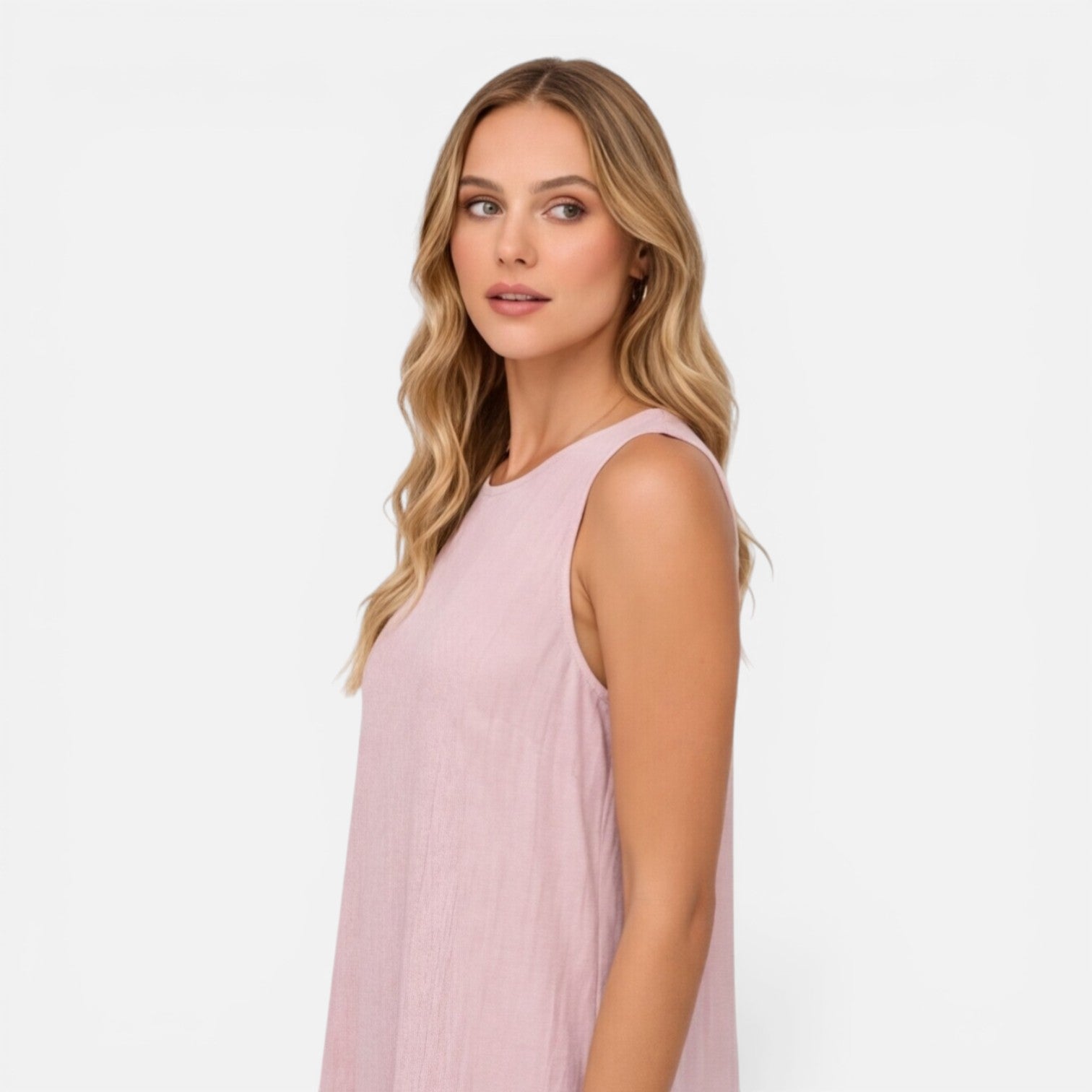 Felorro | Women’s Summer Dress Lightweight Sleeveless A-Line Ruffle Hem