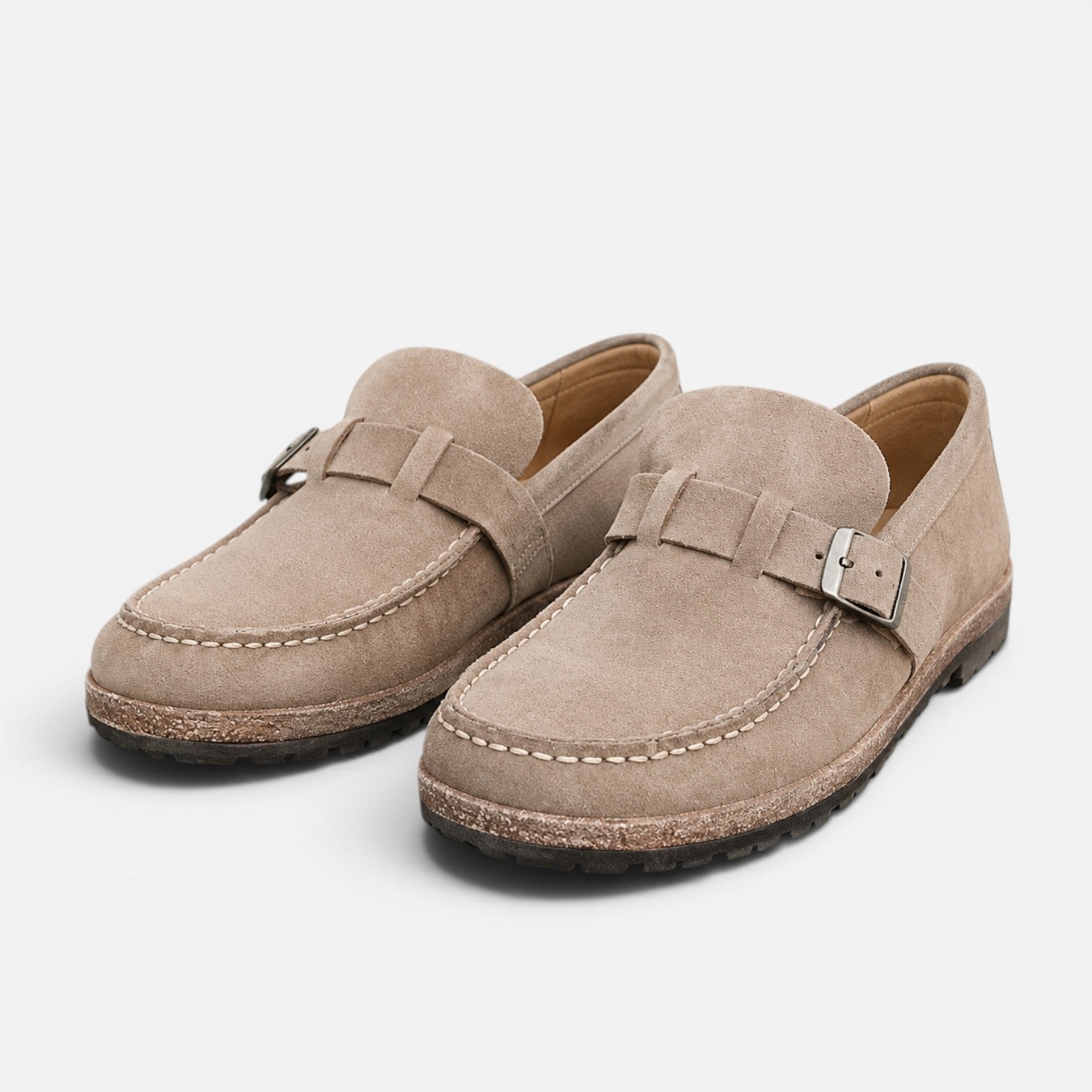 Felorro | Orthopedic Suede Buckle Clog Mules for Women