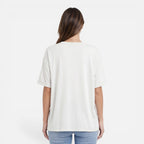 Felorro | Women’s Oversized Cotton T-Shirt Lightweight Breathable Daily Wear