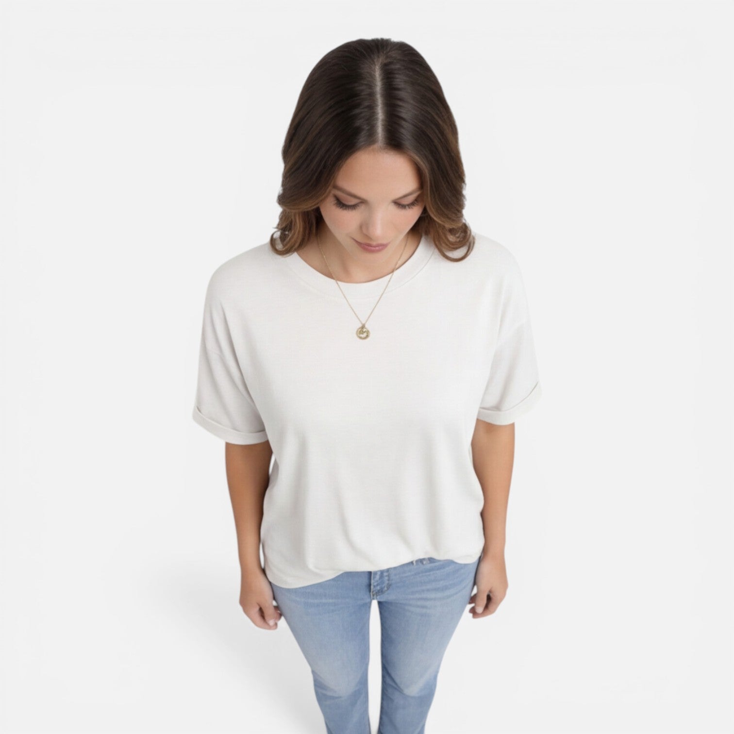 Felorro | Women’s Oversized Cotton T-Shirt Lightweight Breathable Daily Wear