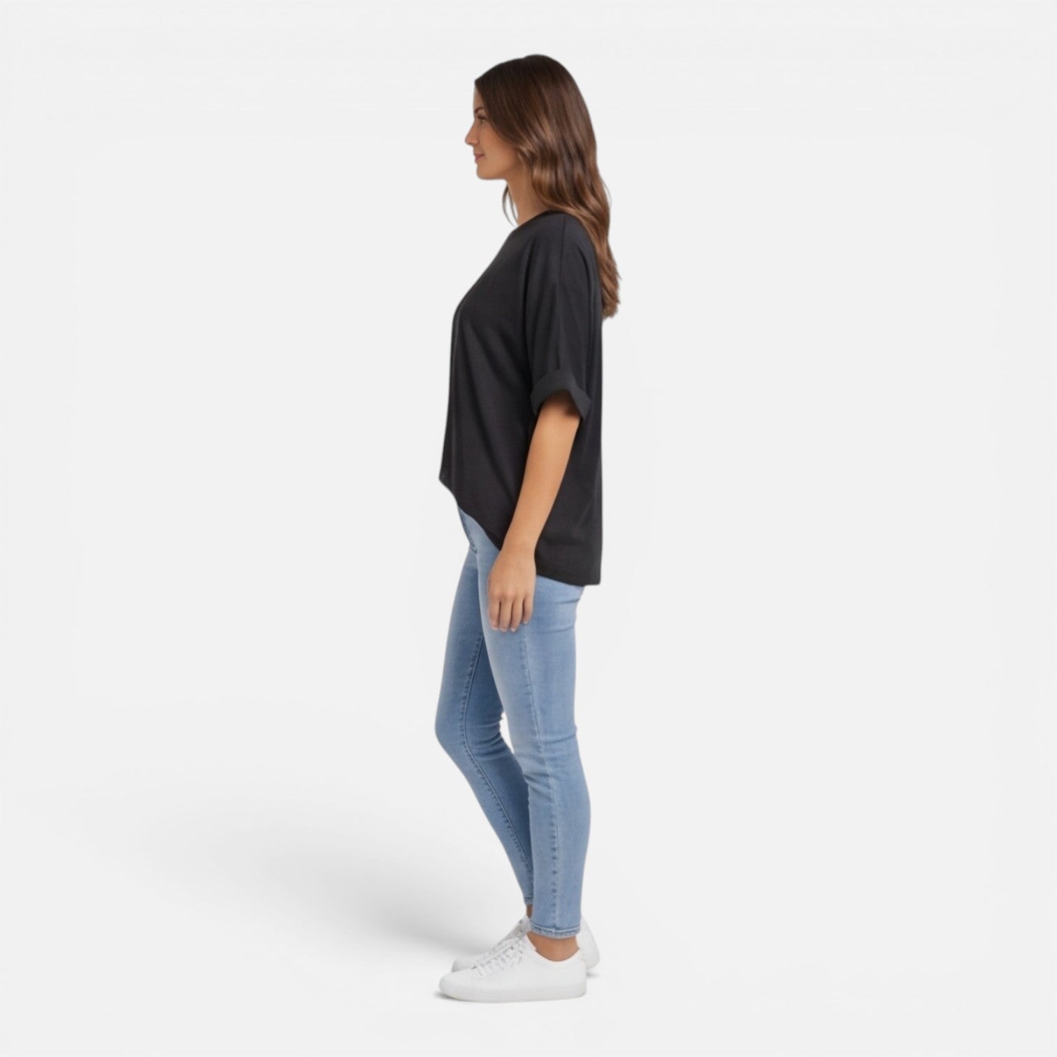Felorro | Women’s Oversized Cotton T-Shirt Lightweight Breathable Daily Wear