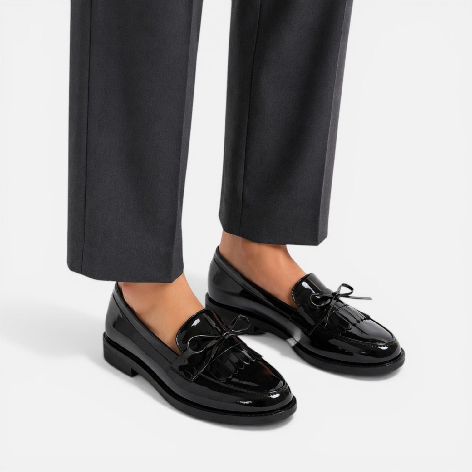 Felorro | Women’s Patent Loafers Classic Slip On Dress Shoes
