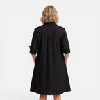 Felorro | Women’s Shirt Dress Lightweight Comfortable Loose Fit Midi