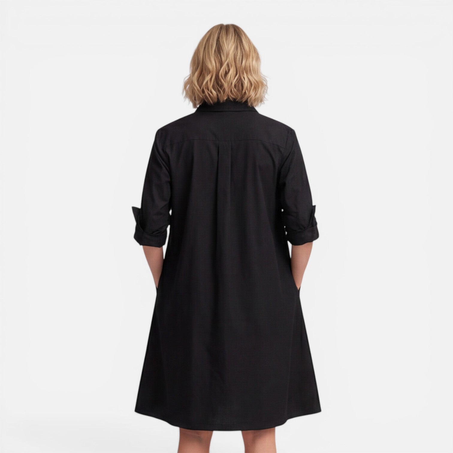 Felorro | Women’s Shirt Dress Lightweight Comfortable Loose Fit Midi