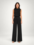 Women's Sleeveless Wide Leg Two Piece Co-Ord Set