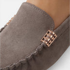 Felorro | Women’s Slip On Loafers Metal Detail Comfortable Classic Flats