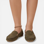 Felorro | Women’s Slip On Loafers Metal Detail Comfortable Classic Flats