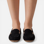 Felorro | Women’s Slip On Loafers Metal Detail Comfortable Classic Flats