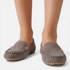 Felorro | Women’s Slip On Loafers Metal Detail Comfortable Classic Flats