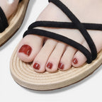 Felorro | Women’s Flat Sandals Strappy Open Toe Comfortable Walking