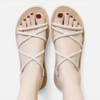 Felorro | Women’s Flat Sandals Strappy Open Toe Comfortable Walking