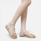 Felorro | Women’s Flat Sandals Strappy Open Toe Comfortable Walking