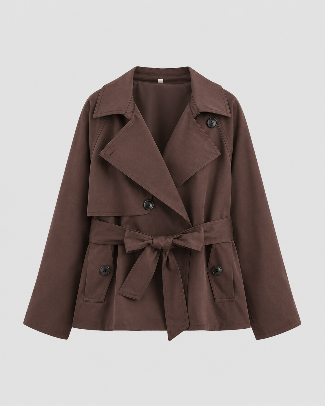 Women’s Trench Coat with Tie Waist
