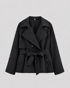 Women’s Trench Coat with Tie Waist