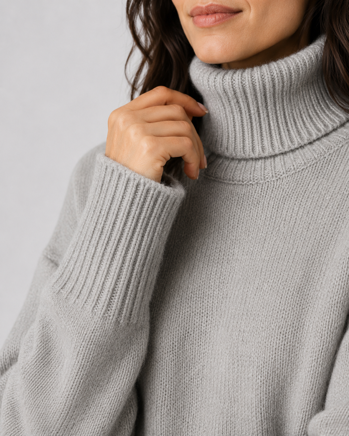 Women's Turtleneck Sweater – Long Sleeve Soft Knit