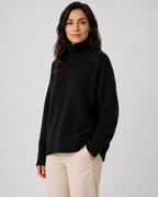 Women's Turtleneck Sweater – Long Sleeve Soft Knit