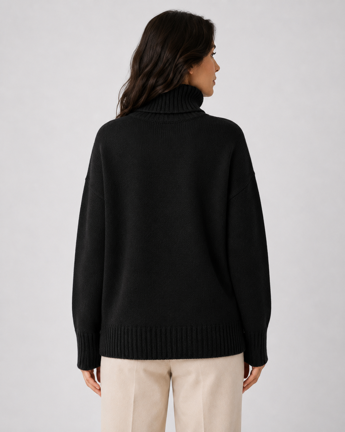 Women's Turtleneck Sweater – Long Sleeve Soft Knit