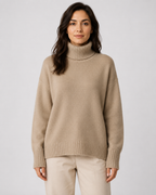 Women's Turtleneck Sweater – Long Sleeve Soft Knit