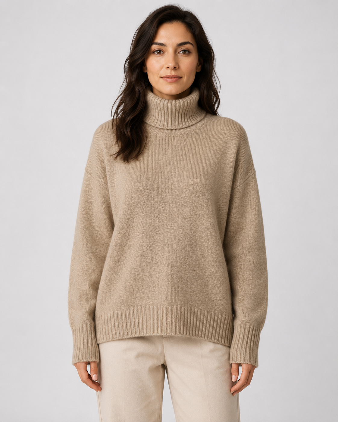 Women's Turtleneck Sweater – Long Sleeve Soft Knit