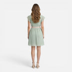 Felorro | Women’s V-Neck Summer Dress Lightweight A-Line Lace Waist