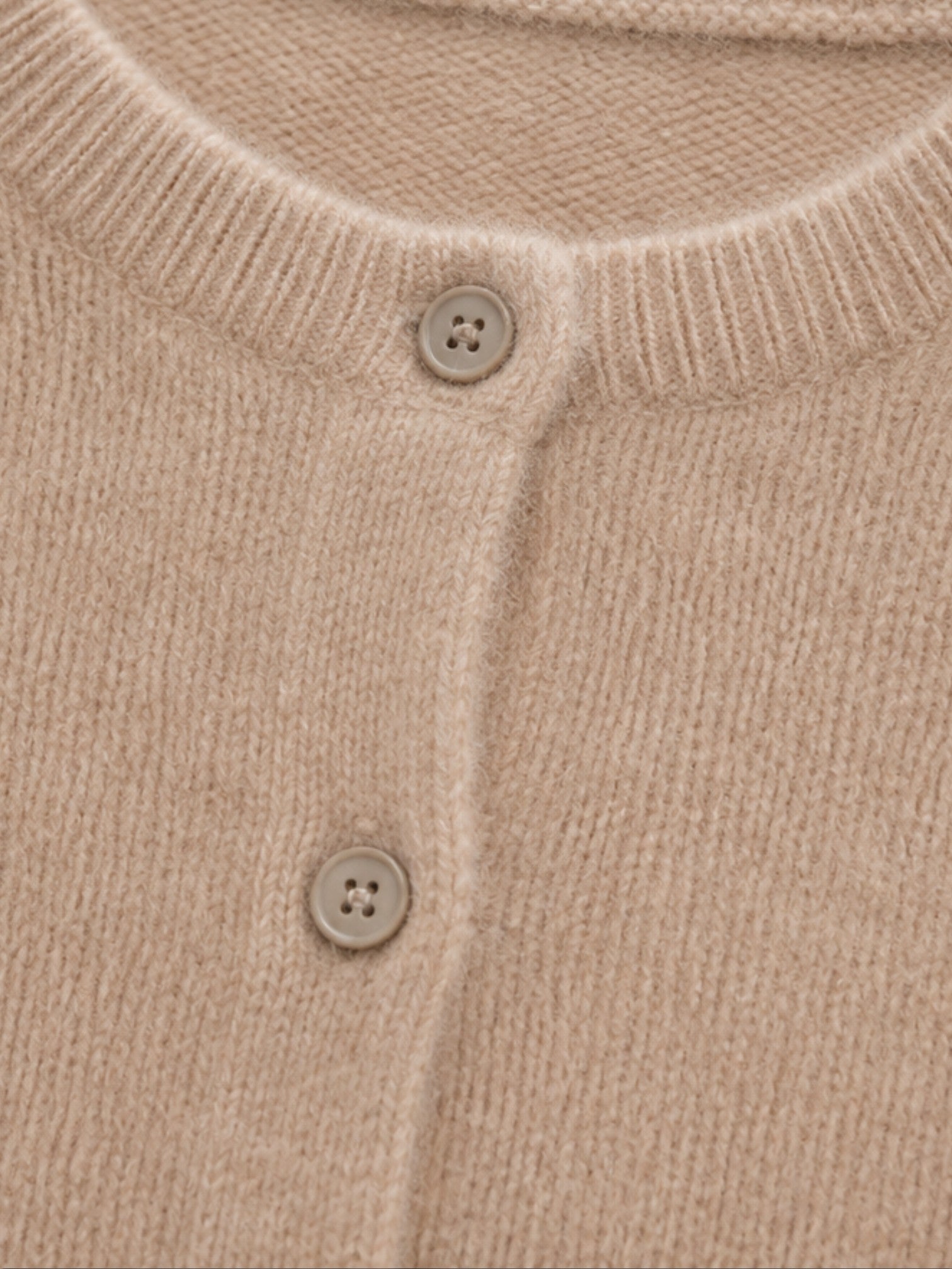 Women's Wool Knit Cardigan – Long Sleeve Relaxed Fit