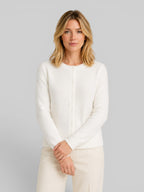 Women's Wool Knit Cardigan – Long Sleeve Relaxed Fit