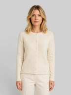 Women's Wool Knit Cardigan – Long Sleeve Relaxed Fit
