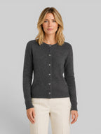 Women's Wool Knit Cardigan – Long Sleeve Relaxed Fit
