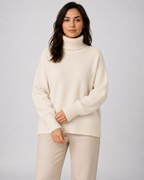 Women's Turtleneck Sweater – Long Sleeve Soft Knit
