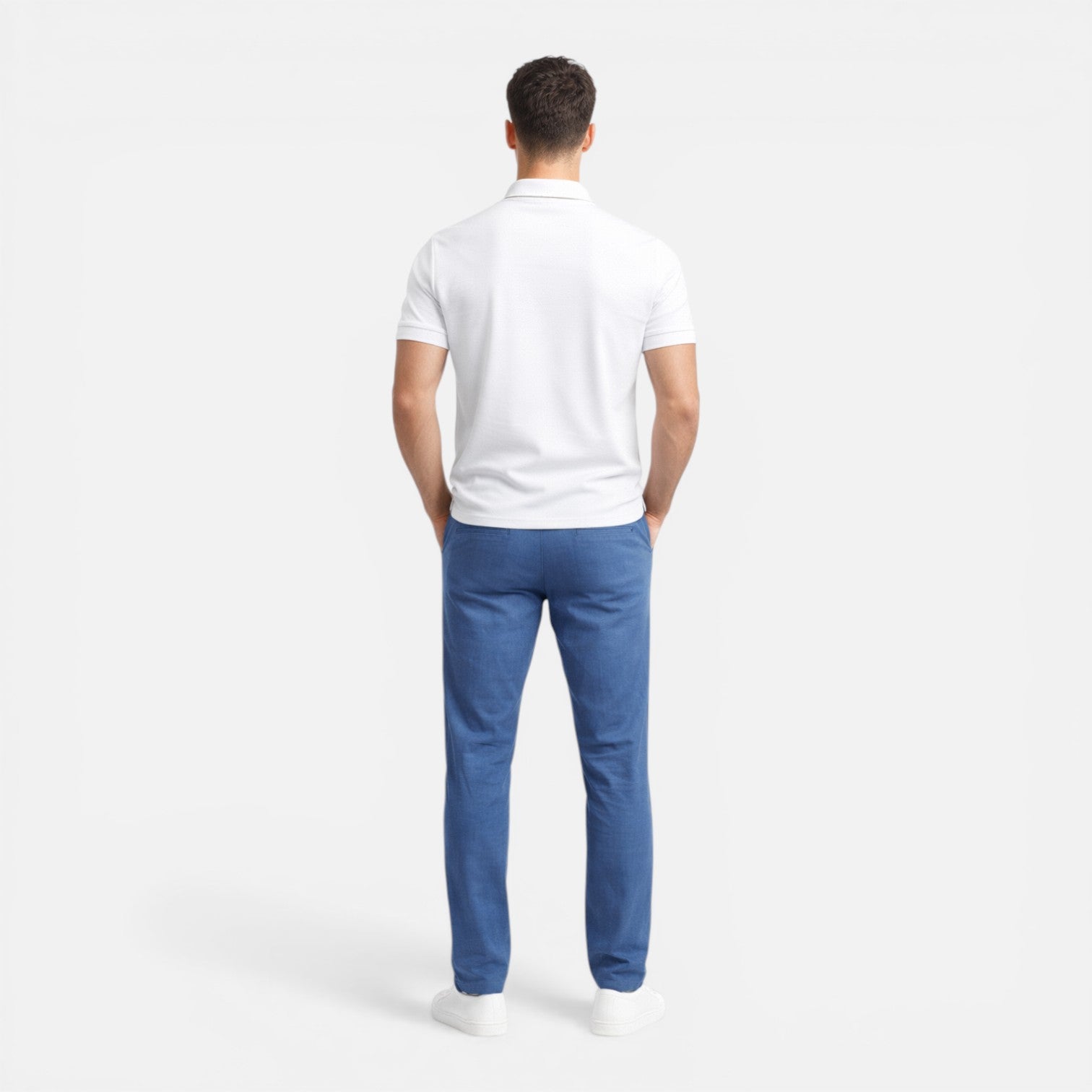 Felorro | Men’s Zip Polo Shirt Slim Fit Smart Casual