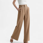Women’s High Waist Wide Leg Trousers – Tailored Classic Fit