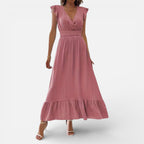 Women’s Sleeveless Maxi Dress Flowy Fit Timeless Style