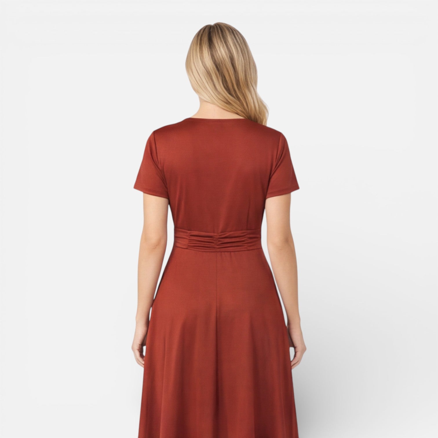 Felorro | Women’s V Neck Wrap Dress High Waist Formal Wedding Guest Dress