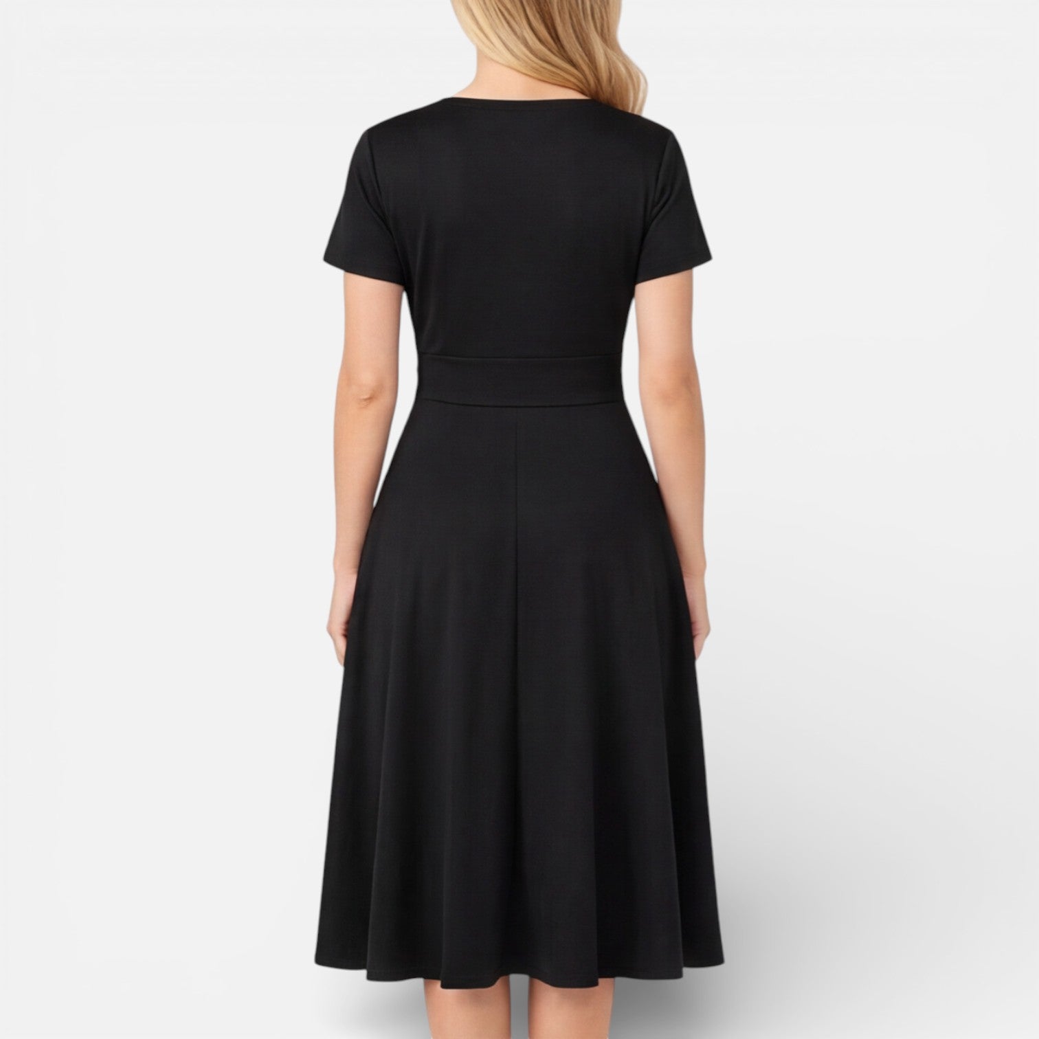 Felorro | Women’s V Neck Wrap Dress High Waist Formal Wedding Guest Dress