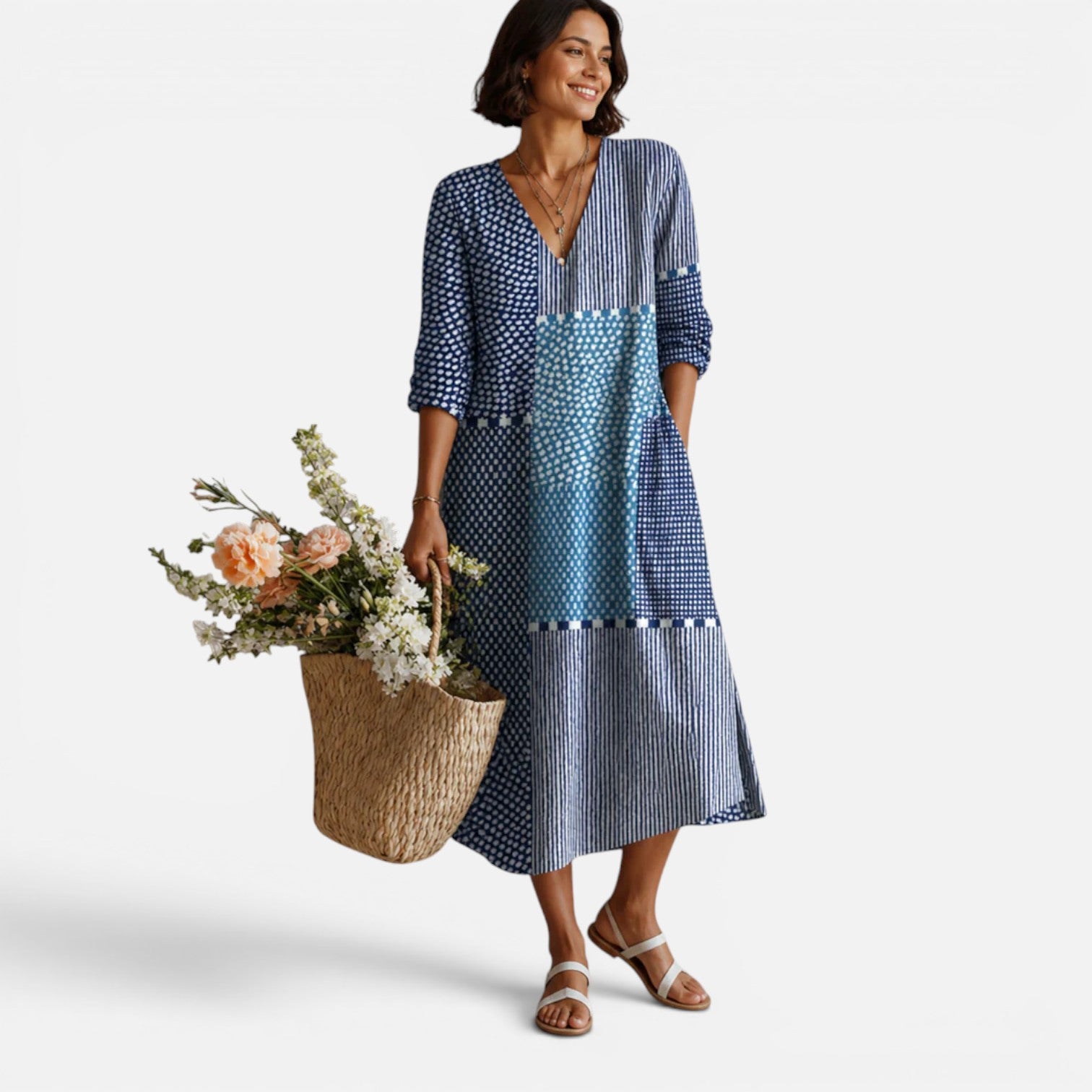 Felorro | Women’s Summer Boho Midi Dress