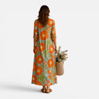 Felorro | Women’s Floral Maxi Dress Relaxed Boho Style