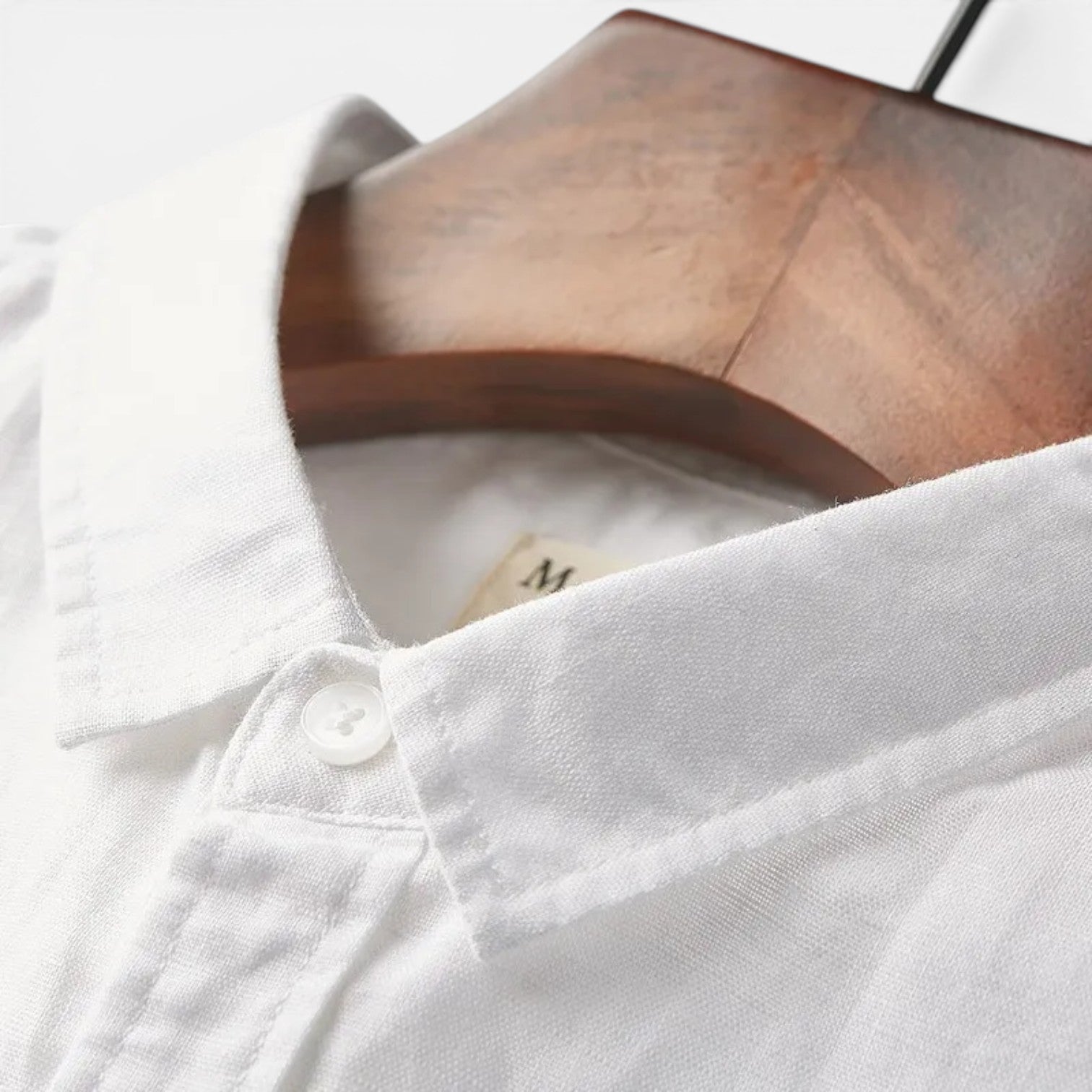 Felorro | Men’s Linen Shirt Breathable Comfort Short Sleeve Button Up