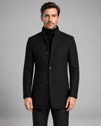 Men's Mandarin Collar Blazer