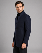 Men's Mandarin Collar Blazer