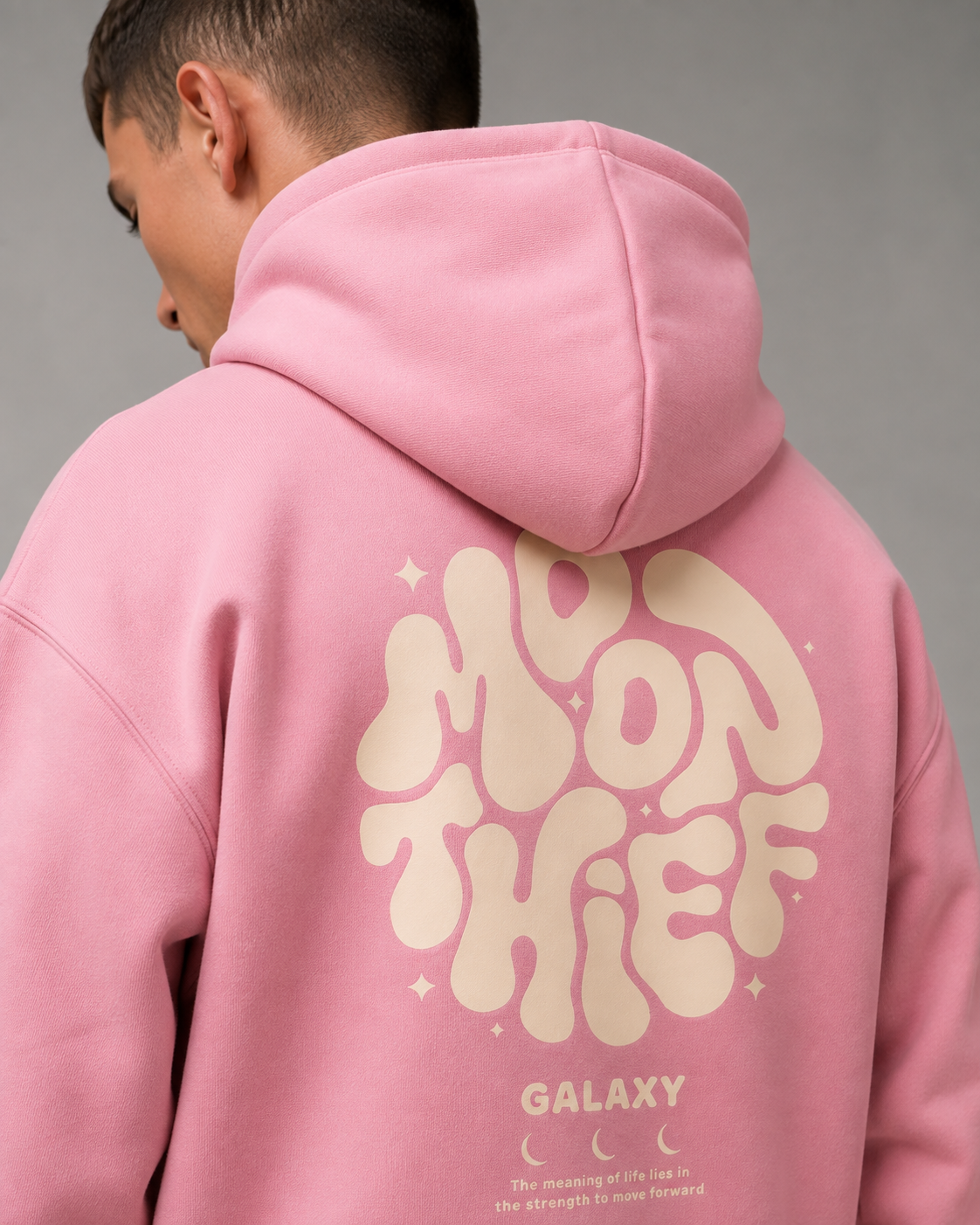 Men's Graphic Pullover Hoodie - Relaxed Fit Large Back Print