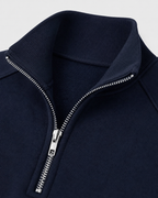 Men's Half Zip Pullover – Funnel Neck Raglan Sleeve