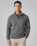 Men's Half Zip Pullover – Funnel Neck Raglan Sleeve