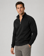 Men's Half Zip Pullover – Funnel Neck Raglan Sleeve