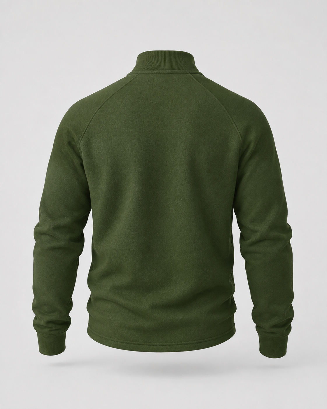 Men's Half Zip Pullover – Funnel Neck Raglan Sleeve