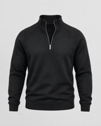 Men's Half Zip Pullover – Funnel Neck Raglan Sleeve