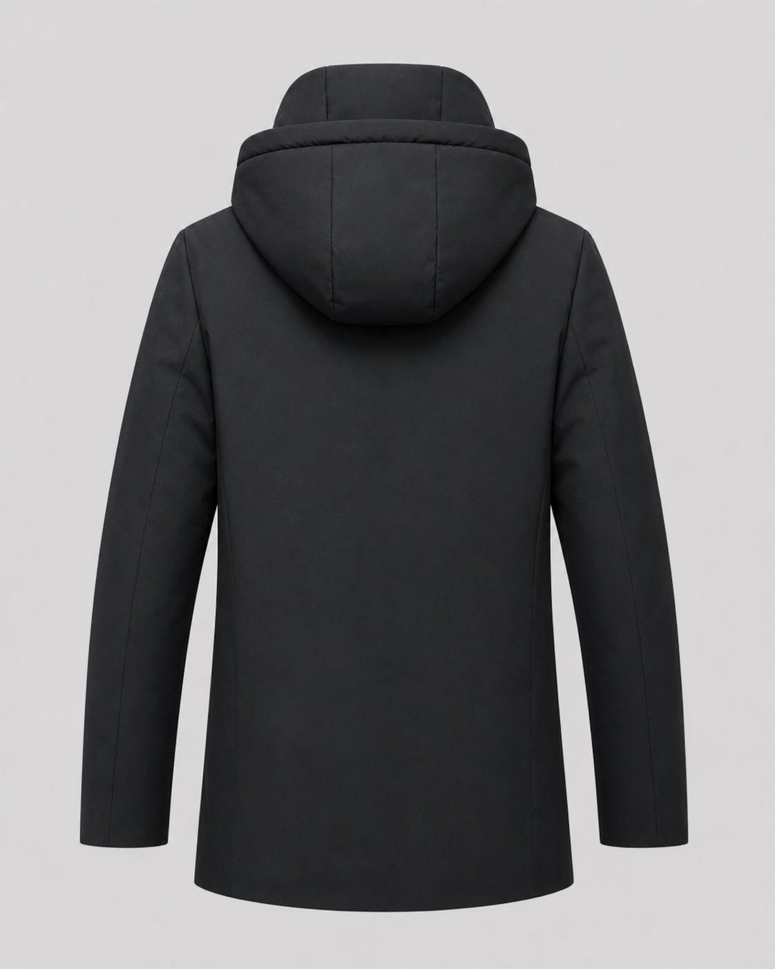 Men's Hooded Insulated Parka with Quilted Lining