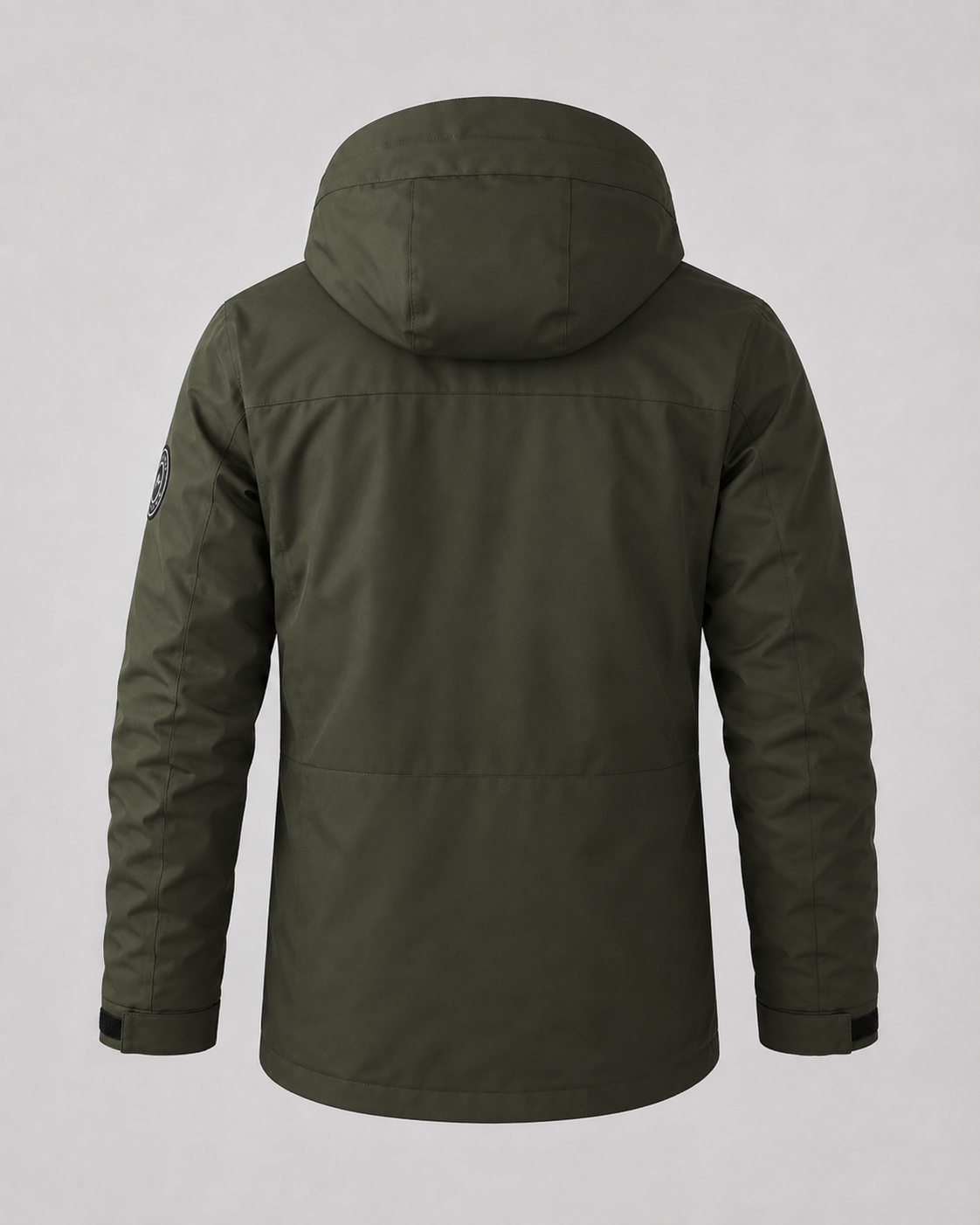 Men's Hooded Winter Parka - Utility Pockets Regular Fit